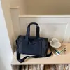 Nova Bolsa de Viagem Curta Estilo Retrô, Bolsa Transversal Casual de Cores Contrastantes para o Dia a Dia, Bolsa Versátil Fitness para Treinamento Esportivo para Mulheres