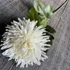 Flor Artificial Cruzada de Crisântemo de Garra de Dragão Única Flor Falsa Flor de Seda Tecido Decoração de Interiores Casamento Flor de Chão para Casamento Decoração Macia Material de Flor
