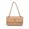 Bolso de Noche Nuevo de Alta Calidad para Mujer, Bolso de Hombro Versátil con Solapa de Moda Transfronteriza, Bolso de Cadena, Bolso Cruzado de Estilo Simple