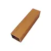 Productos de fábrica de origen madera ecológica cuadrada 50*40 madera plástico panel divisor techo porche madera ecológica cuadrada madera