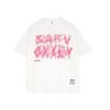 Marca de Moda de Estilo Americano Estampado Creativo de Letras Camiseta de Manga Corta Hombre y Mujer ins Calle Trendy Suelto bf Pareja Top de Media Manga