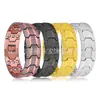 Pulseira Magnética de Cobre Vermelho Antigo com Três Fileiras Amazon Transfronteiriça Galvanizada Escovada Destacável Liga de Zinco Joia Masculina