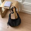 Bolso de Hombro Versátil de Nicho Transfronterizo, Bolso Femenino de Moda Casual de Gran Venta, Bolso Cruzado Coreano, Bolso de Hombro tipo Bollo para Viajes Diarios