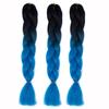 Colorida Big Braid Peruca Africano Big Braid Perucas Peru