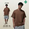 Fábrica Transfronteriza Primavera/Verano 2026 Marca de Moda 305g Corte Holgado Camiseta Básica de Manga Corta para Hombre Niebla Tono Tierra Algodón Puro Camiseta para Hombre