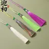 Atacado de Borlas de Nó Chinês, Saquinhos, Borlas Pendentes, Pingentes de Leque, Borlas de Chapéu Vazadas com Contas e Enfeites Pendentes Decorativos