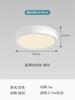 Downlight redondo de montaje abierto sin agujeros para techo, sala de estar, tienda de ropa, luz de fondo de pasillo, pasillo, luz de techo LED