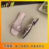 Sandalias de Hada de Verano 2025 para Mujer para Usar con Faldas, Sandalias Slip-On con Lazo Estilo Francés para Mujer