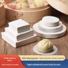 Papel de fundo antiaderente pães cozidos no vapor Pão cozido no vapor papel redondo quadrado papel de gaiola cozido no vapor snacks papel antiaderente óleo de cozimento papel atacado