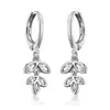 Lote mixto de varios estilos aretes de oro para mujer con colgante geométrico de circón microincrustado joyería de oreja de nicho de alta gama