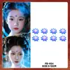 Pegatinas Faciales Brillantes de Año Nuevo Transfronterizas, Pegatinas para Cejas, Esquina del Ojo y Frente Estilo Antiguo Dunhuang, Pegatinas de Tatuaje Coloridas, Escenario de Disfraces Antiguos Hanfu