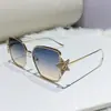Gafas de Sol de Marco Grande de Metal Estilo Ins Europeo y Americano para Mujer con Estrella de Cinco Puntas Gafas de Sol Transfronterizas Unisex de Moda Europeas y Americanas