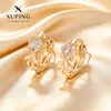 Xuping Brazaletes Rusos Transfronterizos para Oreja, Aros Color Oro de 18K con Incrustaciones de Diamantes, Joyería de Lujo Ligero de Alta Gama al por Mayor para Mujeres