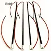 Lámpara infrarroja rosa + blanca 1000W 1000MM Lámpara IR lámpara de calentamiento halógena onda corta lámpara de calentamiento para máquina sopladora de botellas