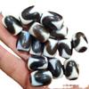 Cuentas sueltas de Jade Tianzhu diente de Tigre Blanco y Negro luantong ágata le cuentas de barril pulsera collar accesorios de joyería cuentas hechas a mano