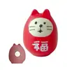 Imán para Refrigerador Imán de Gato Japonés Succión Fuerte Imán DIY Mensaje Juguete de Comida Artificial Manualidades Imán para Refrigerador Ciudad China