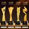 Trofeo de Cristal de Resina Nuevo 2025 Medalla Hecha a Medida Atmosférico de Gama Alta Creativo Campeón de Concurso de Canto Niños