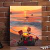 Pintura al Óleo Digital de Flores de Verano Relleno DIY Flor Rellenada a Mano Descompresión Avanzada Curación