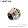 Zhengcheng 7/8 Tipo de placa de cable de soldadura Zócalo hembra frontal y trasero 3 pines 4 pines 5 orificios 6 núcleos Conector impermeable Zócalo de aviación Pcb