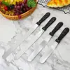 Raspador de pan y pastel de acero inoxidable de 6/8/10/12 pulgadas, cuchillo para mantequilla, cuchillo para batir beso, espátula para crema de repostería DIY