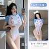 Sanshengyin sexy sexy roupas internas campus japonês água morta transparente macacão maiô livre de tentação 8204