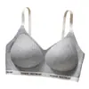 Ropa interior sin costuras para mujeres con poco busto, Realzadora y cómoda, Sin costuras con una sensación natural, Soporte lateral para senos laterales, Anticaída, Sujetador de bloqueo de color