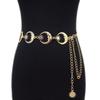 Joyería transfronteriza europea y americana cadena de cintura de metal retro accesorios versátiles para mujer cadena multicapa cadena para pantalón decorativa en stock venta al por mayor