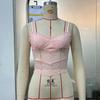 Colete de Renda Feminino, Top Curto Transparente Sem Mangas Tomara que Caia, Camisola Transparente Pura Desejo Verão Su3768