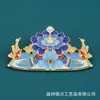 Ímã de Geladeira de Metal Museu Nacional da China Souvenirs Culturais e Criativos Ímã de Geladeira Coroa de Fênix Ímã de Geladeira DIY Pingente de Pérola Estilo Chinês Ópera Sucção Magnética