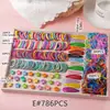 Popular set transfronterizo de accesorios para el cabello para niños, scrunchies en caja, ligas elásticas, pinzas para el cabello y accesorios para el cabello para niñas pequeñas