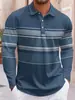 2026 Novo Estilo Transfronteiriço Amazon Estampada Tendência Moda Casual Camisa Polo de Botão Camisa Polo de Botão