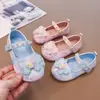 Zapatos de Cuero para Niñas Zapatos de Princesa de Dibujos Animados 2026 Otoño Nuevos Zapatos de Baile Zapatos de Cristal para Niños Zapatos de Cuero de Suela Suave para Bebé