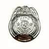 Broche Distintivo de Prata com Padrão de Águia com Pino Cosplay Jogo Uniforme Distintivo Adereços Broche de Chapéu Octogonal