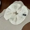 Nuevo Estilo Otoño e Invierno Scrunchie de Punto Hueco, Goma de Pelo Versátil Retro, Cuerda para Cola de Caballo, Accesorio de Pelo de Alta Gama para Mujer