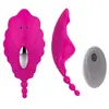 Abelhinha Silicone Vestível 10 Frequências Controle Remoto Sem Fio Carregamento Invisível Borboleta Masturbador Feminino Brinquedo Sexual Adulto