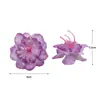 Flores Artificiales, Flores Falsas, Materiales para Manualidades, Accesorios para el Cabello Hechos a Mano, Accesorios de Flores para Sombreros, Flores de Rosa de Cinco Puntas, Accesorios para Decoración de Cajas de Regalo