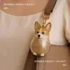 Huevo de Perro Transparente Botella para Recoger Pelo de Mascota Colgante en Bolsa Decoración Cápsula de Almacenamiento Llavero Recuerdo
