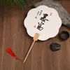 Kit de Pintura DIY con Texto, Adecuado para Puestos Callejeros y Mercados Nocturnos, Incluye Materiales para Abanico Redondo de Pintura a Tinta sobre Papel de Arroz, Hecho a Mano al por Mayor
