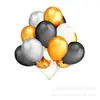 Globo de 12 pulgadas de grosor color oro rosa y oro negro combinación set de globos decoración de boda cumpleaños