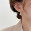 Pendientes sencillos de perla con forma de gota de agua para mujer, estilo frío, ligeros, lujosos, exquisitos y elegantes, con gancho para la oreja que combinan con todo, pendientes para novia estudiante.