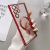 Adecuado para Samsung A57 Funda Magnética Galvanizada A37 Transparente A17 Cobertura Total A07 Anticaídas A56 Funda Protectora A36