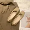 Zapatos de noche de estilo suave para mujer, nuevos mocasines de otoño 2026, zapatos planos casuales de suela blanda sin cordones para mujer