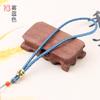 Pulseira Dourada de Seis Caracteres Feita à Mão DIY Joias Jade Pendente para Carro Chaveiro Pulseira de Alto Nível Atacado