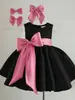 Nuevo Vestido Dulce de Moda con Lazo para Niñas Vestido de Princesa Vestido para Niñas Atuendo para Fiesta y Presentación de Piano para Niñas