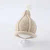 Sombrero de Punto Grueso de Lana Cálido para Niños, Estilo Coreano, para Otoño e Invierno, Sombrero a Prueba de Viento para Bebé Niño y Niña