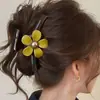 Pinza de garra grande versátil coreana para cabello grueso, pinza de tiburón para mujer, pasador elegante y moderno para recogidos