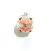 Pingente Sachê Cloisonne Cor Pingente Cobre Vazado Abrível Pingente Bola Sachê Pingente Pílulas Sino Palaciano Acessórios de Joalheria Antiga