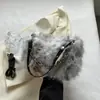 Nuevas Bolsas de Felpa Otoño e Invierno 2024, Bolsas de Piel, Bolsos Sencillos y de Moda con Cadena para Hombro y Axila, Bolsas de Felpa al por Mayor