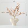 Jarrón Cerámico Simple Shumen para Flores Secas Sala de Estar Pasillo Flor Artificial Flor Flor Adorno Lujo Ligero Adornos Decorativos de Alta Gama