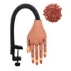 Pieza de uña más vendida modelo de mano para arte de uñas juego de herramientas para uñas mano falsa modelo de uña artificial flexible fábrica cabello liso